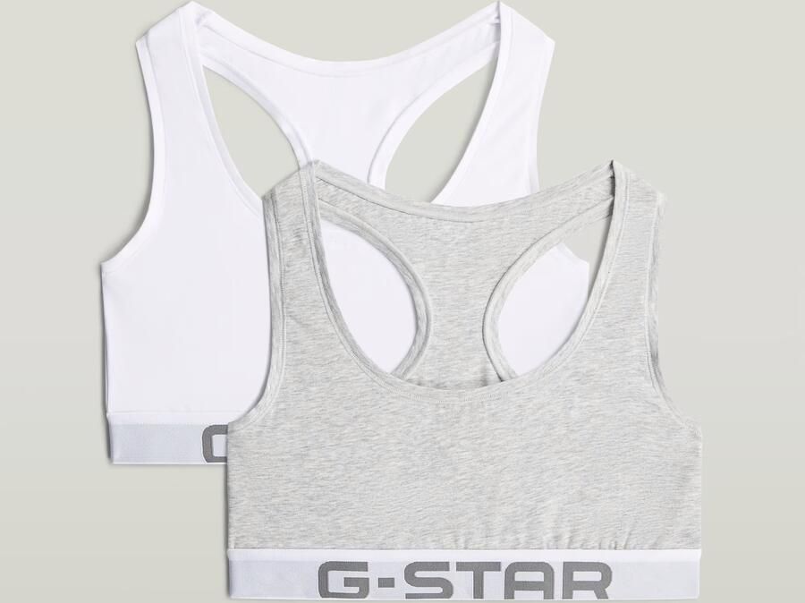 G-Star RAW Racerback Bralette Set van 2 Meerkleurig Dames