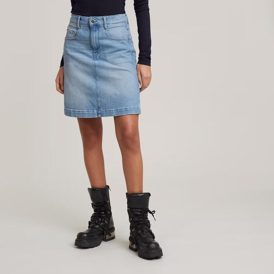 G-Star RAW Radar Rok Midden blauw Dames - Foto 2
