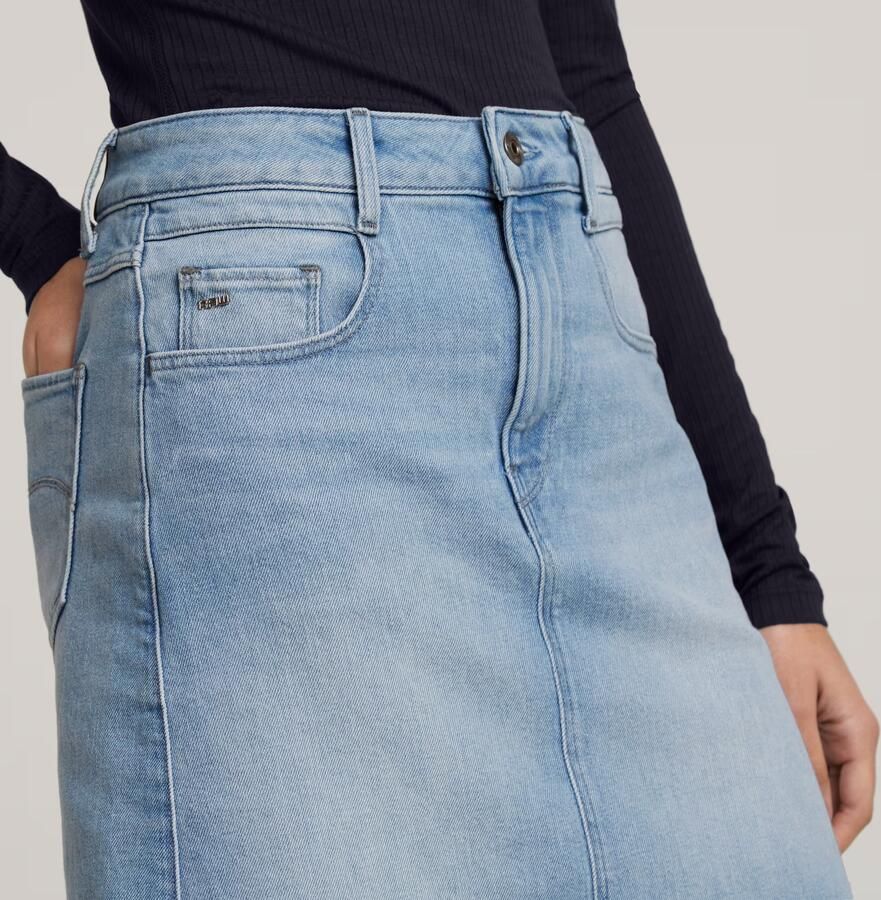 G-Star RAW Radar Rok Midden blauw Dames - Foto 6