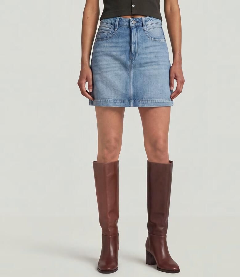 G-Star RAW Radar Rok Midden blauw Dames - Foto 6