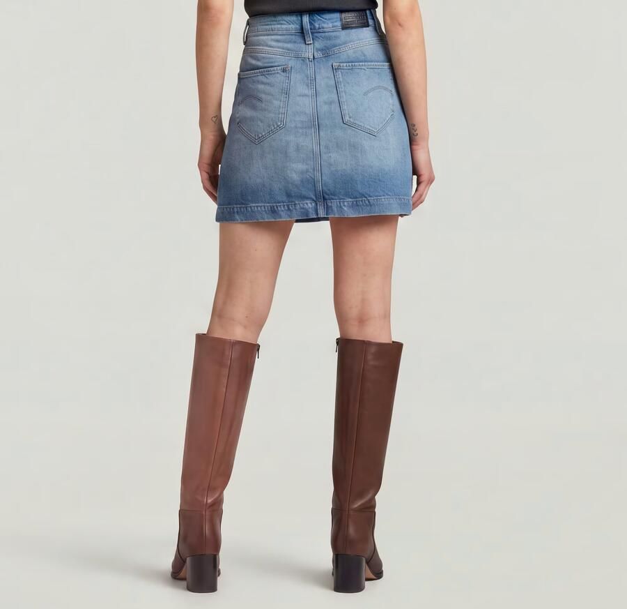 G-Star RAW Radar Rok Midden blauw Dames - Foto 3