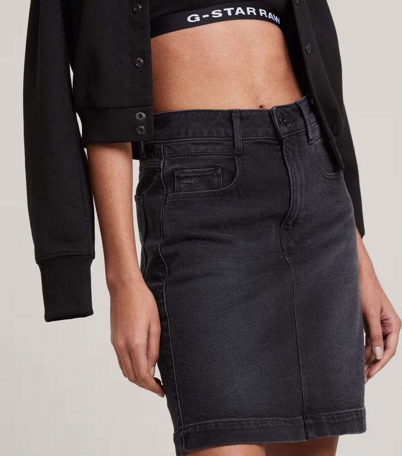 G-Star RAW Radar Rok Zwart Dames - Foto 6