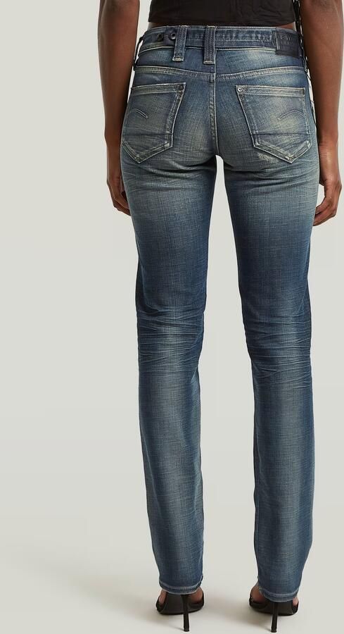 G-Star RAW Radar Slim Straight Jeans Midden blauw Dames - Foto 5