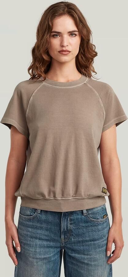 G-Star RAW Raglan T-shirt Bruin Dames - Foto 7