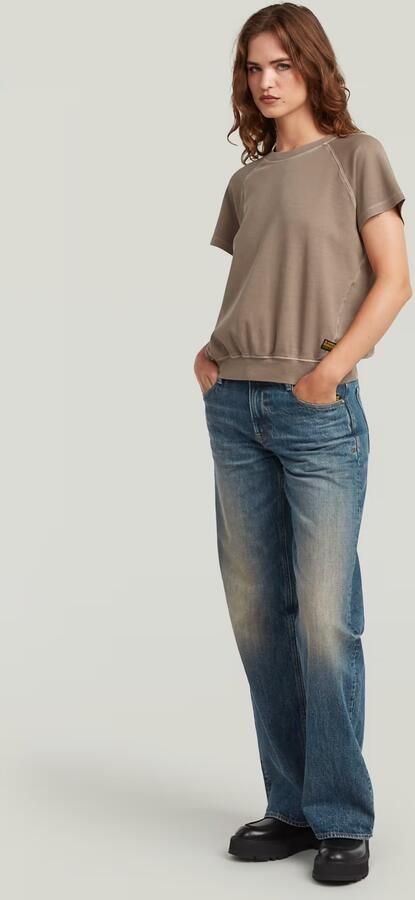 G-Star RAW Raglan T-shirt Bruin Dames - Foto 6