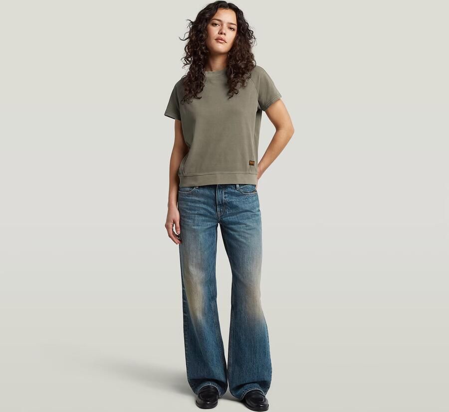 G-Star RAW Raglan T-Shirt Bruin Dames - Foto 5