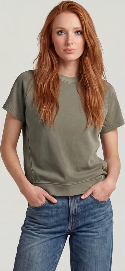 G-Star RAW Raglan T-Shirt Bruin Dames - Foto 5