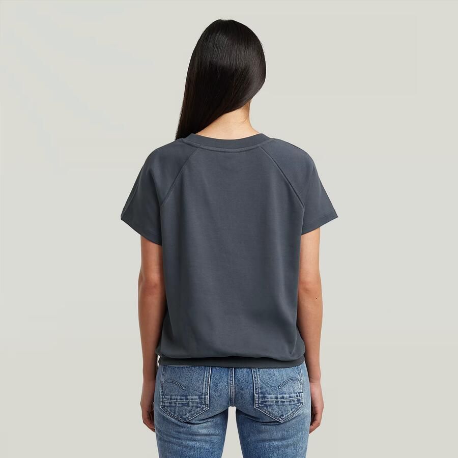 G-Star RAW Raglan T-shirt Donkerblauw Dames