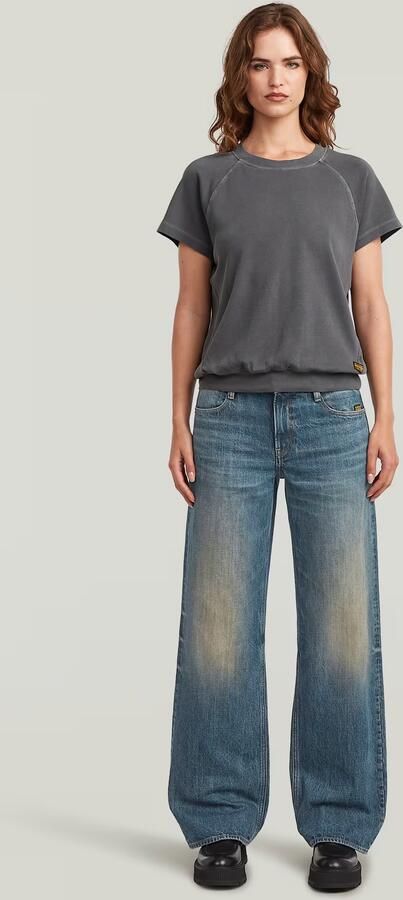 G-Star RAW Raglan T-shirt Grijs Dames - Foto 5