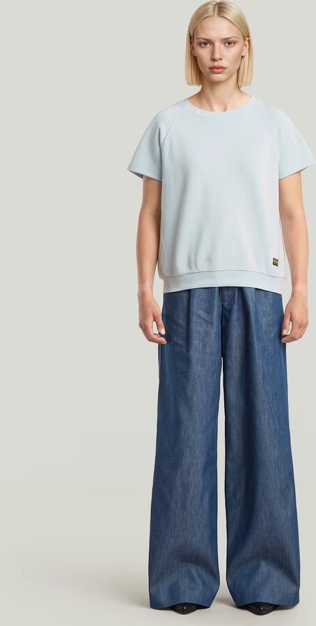 G-Star RAW Raglan T-shirt Lichtblauw Dames - Foto 6