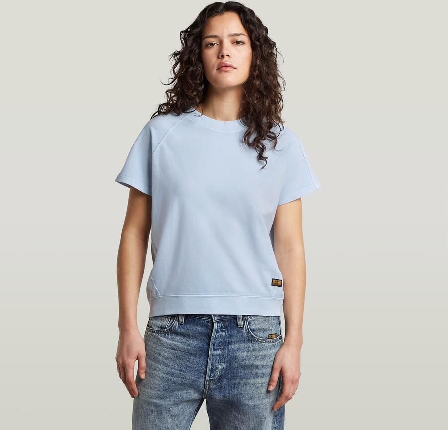 G-Star RAW Raglan T-Shirt Lichtblauw Dames