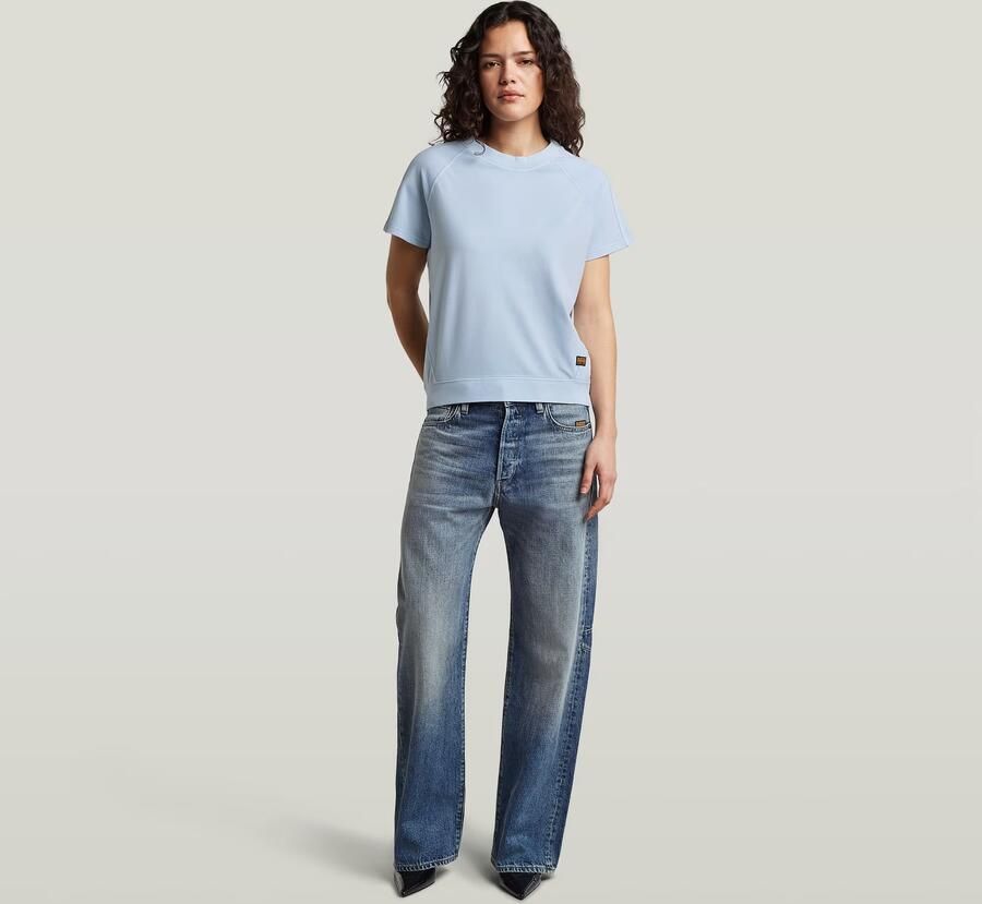 G-Star RAW Raglan T-Shirt Lichtblauw Dames - Foto 5