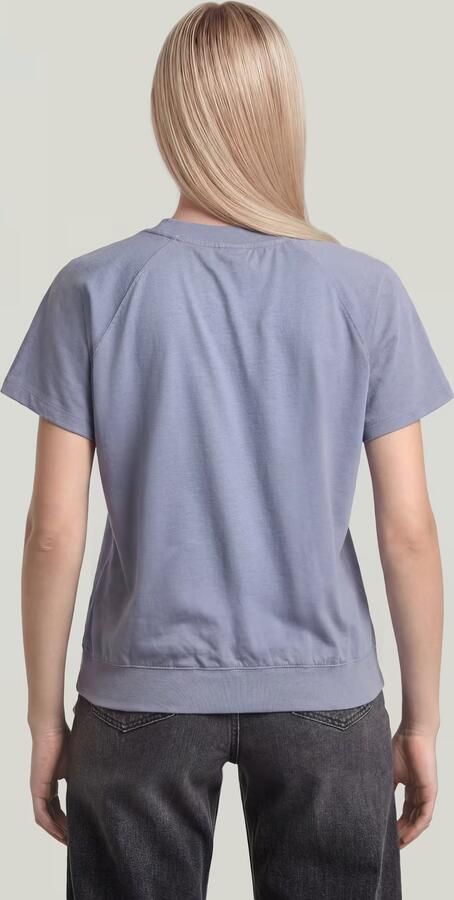 G-Star RAW Raglan T-Shirt Lichtblauw Dames - Foto 6