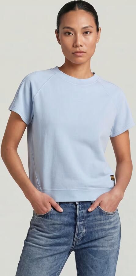 G-Star RAW Raglan T-Shirt Lichtblauw Dames - Foto 5