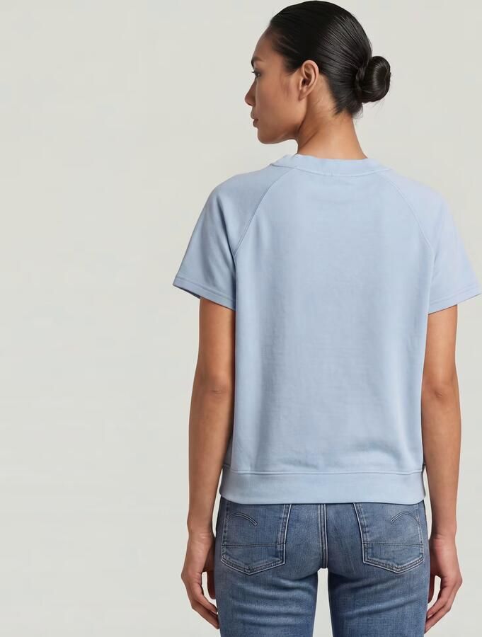 G-Star RAW Raglan T-Shirt Lichtblauw Dames - Foto 4