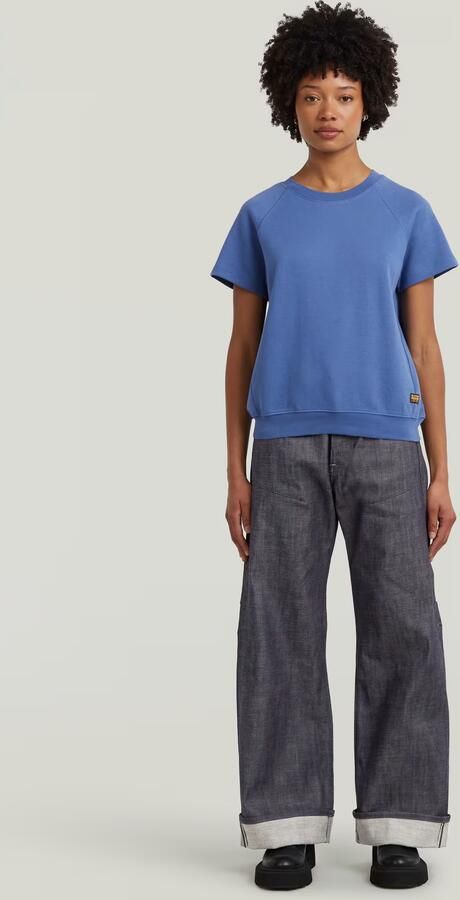 G-Star RAW Raglan T-shirt Midden blauw Dames - Foto 5