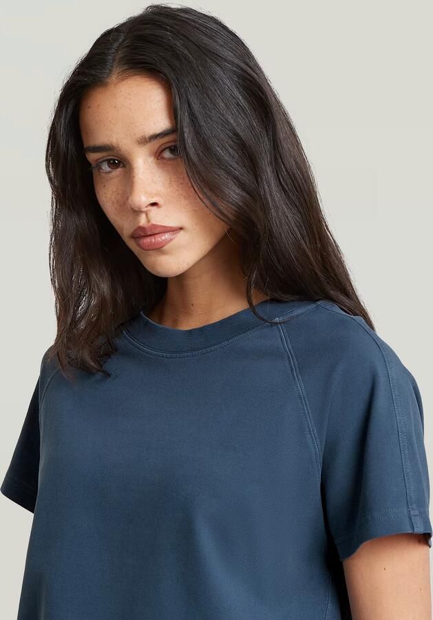 G-Star RAW Raglan T-Shirt Midden blauw Dames - Foto 4