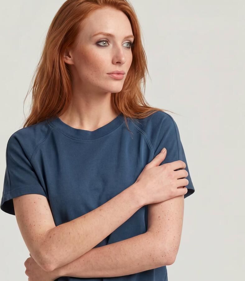 G-Star RAW Raglan T-Shirt Midden blauw Dames - Foto 3