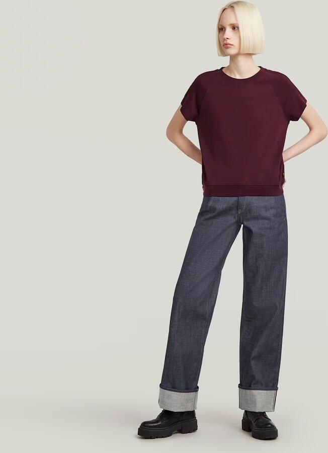 G-Star RAW Raglan T-shirt Rood Dames - Foto 4