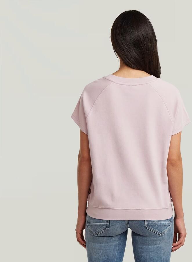 G-Star Raw Regular fit T-shirt met logopatch model 'Raglan' - Foto 8