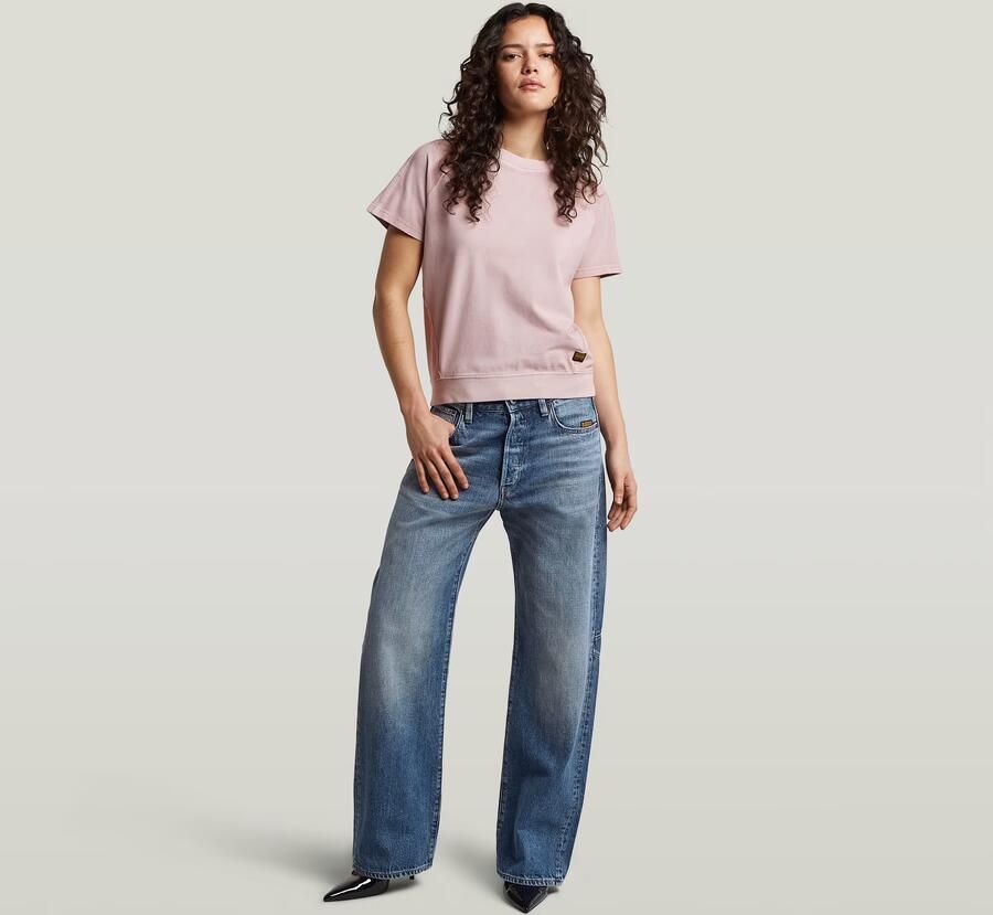 G-Star RAW Raglan T-Shirt Roze Dames - Foto 4