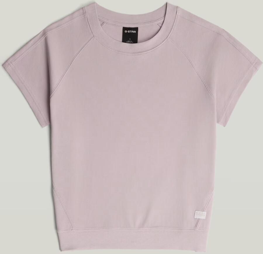 G-Star Raw Regular fit T-shirt met logopatch model 'Raglan' - Foto 6