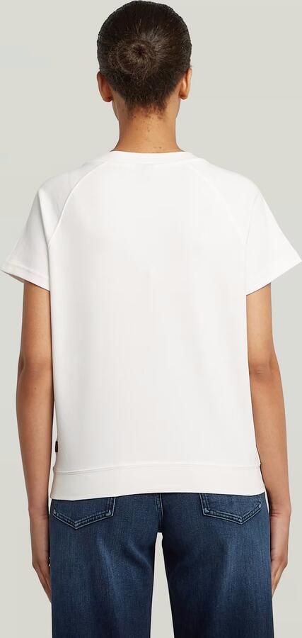 G-Star RAW Raglan T-shirt Wit Dames - Foto 4