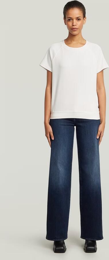 G-Star RAW Raglan T-shirt Wit Dames - Foto 5