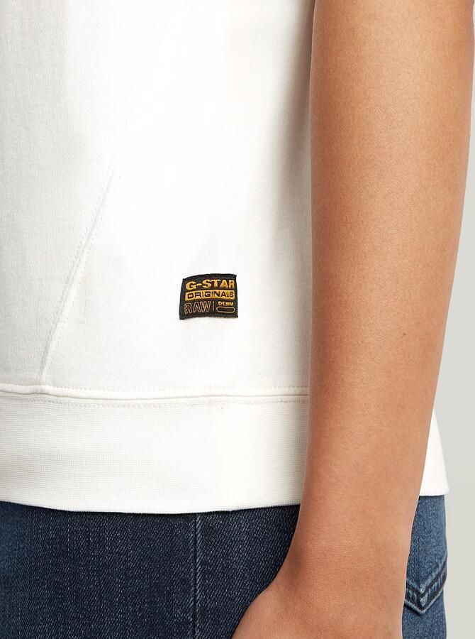 G-Star RAW Raglan T-shirt Wit Dames - Foto 2