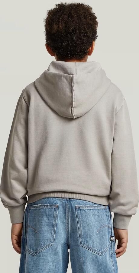 G-Star RAW Rand Hoodie voor jongens Grijs jongens - Foto 5