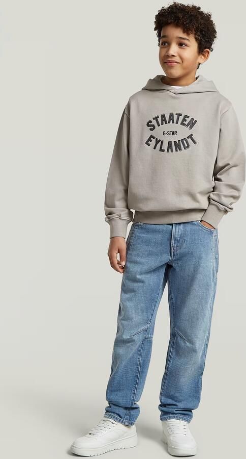 G-Star RAW Rand Hoodie voor jongens Grijs jongens - Foto 4