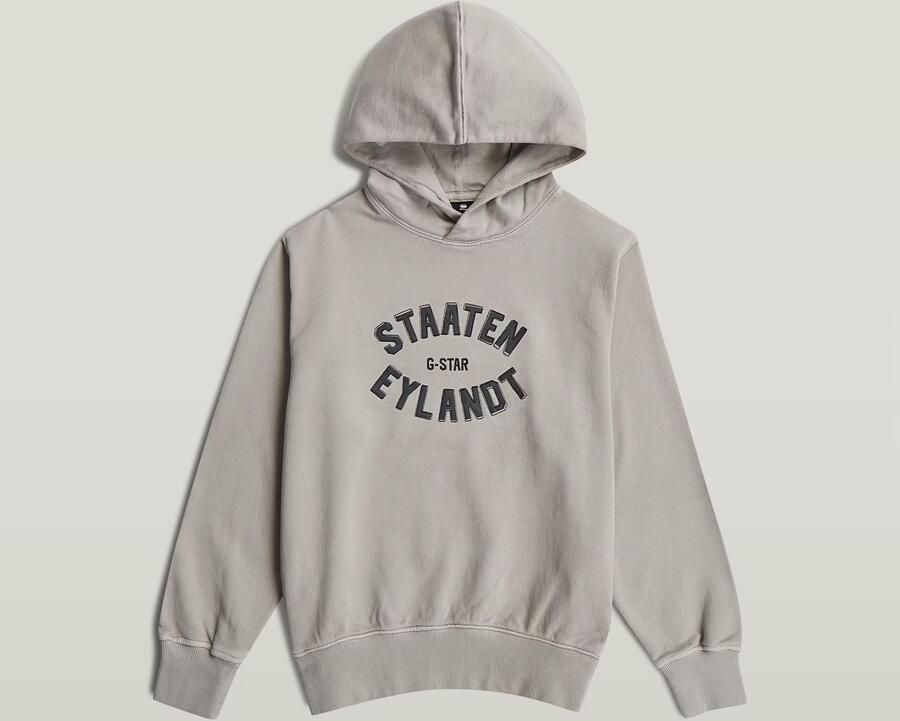 G-Star RAW Rand Hoodie voor jongens Grijs jongens - Foto 3