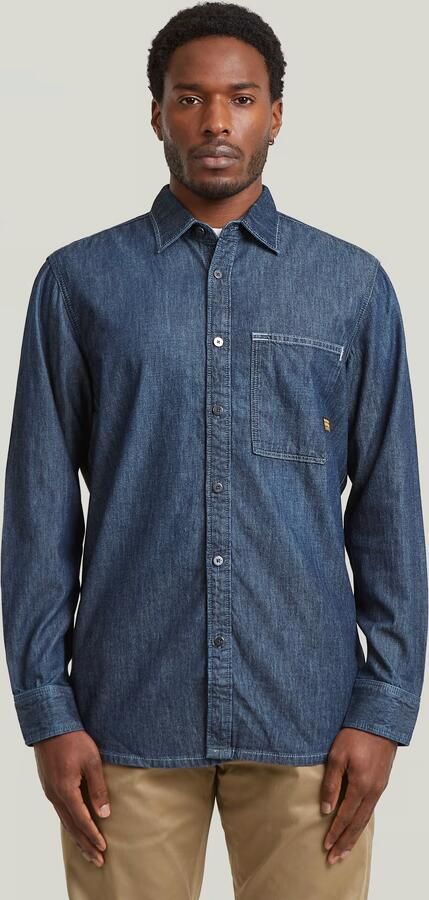 G-Star Raw Overhemd Lange Mouw REGULAR 1 PKT SHIRT LS - Foto 7