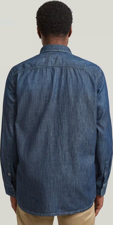 G-Star Raw Overhemd Lange Mouw REGULAR 1 PKT SHIRT LS - Foto 4