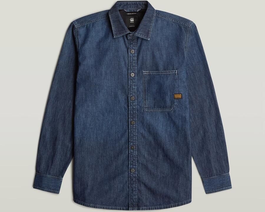 G-Star Raw Overhemd Lange Mouw REGULAR 1 PKT SHIRT LS - Foto 3