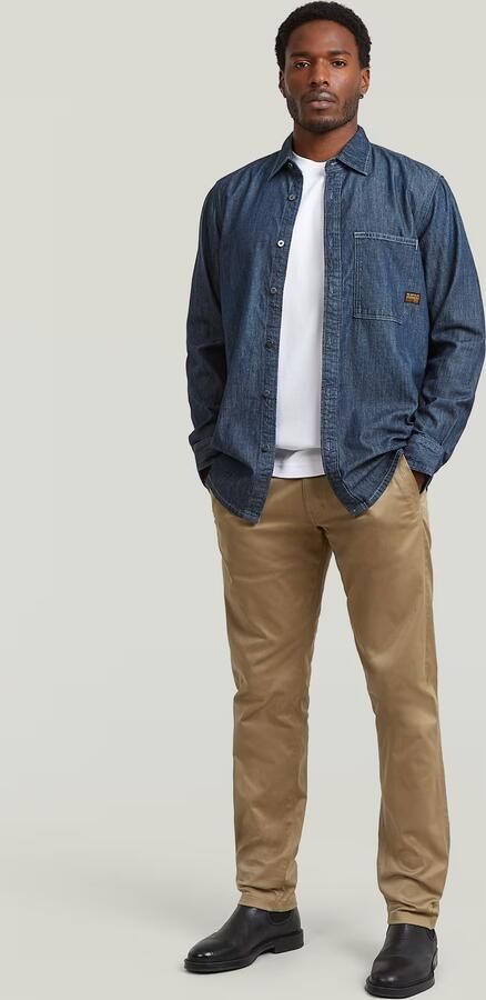 G-Star Raw Overhemd Lange Mouw REGULAR 1 PKT SHIRT LS - Foto 5