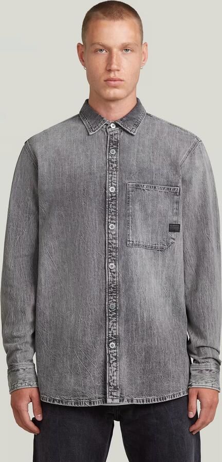 G-Star Raw Overhemd Lange Mouw Regular 1 Pkt Shirt Ls