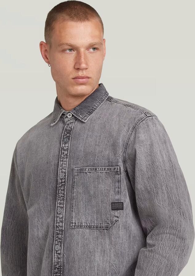 G-Star Raw Overhemd Lange Mouw Regular 1 Pkt Shirt Ls - Foto 3
