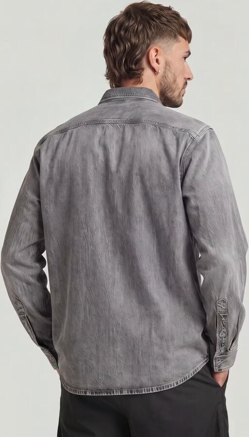 G-Star Raw Overhemd Lange Mouw Regular 1 Pkt Shirt Ls - Foto 7