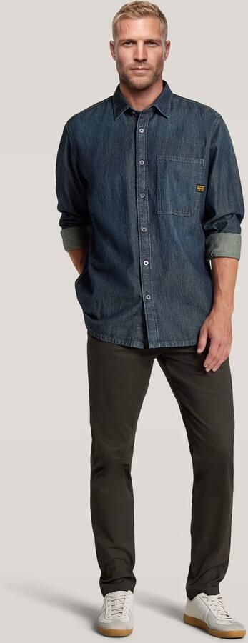 G-Star RAW Regular 1-Pocket Overhemd Donkerblauw Heren - Foto 6