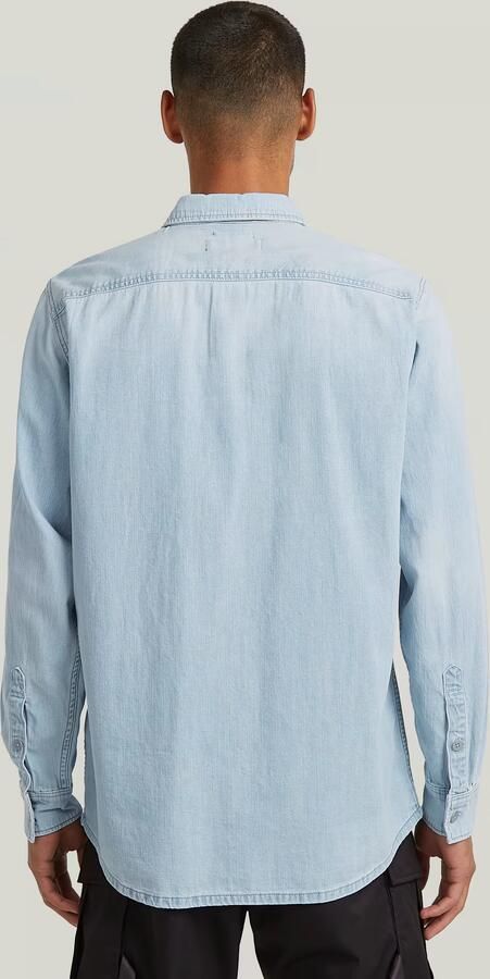 G-Star RAW Regular 1-Pocket Overhemd Lichtblauw Heren - Foto 6