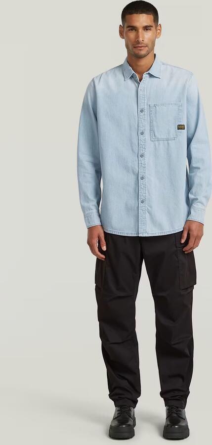 G-Star RAW Regular 1-Pocket Overhemd Lichtblauw Heren - Foto 7