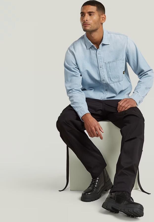 G-Star RAW Regular 1-Pocket Overhemd Lichtblauw Heren - Foto 5