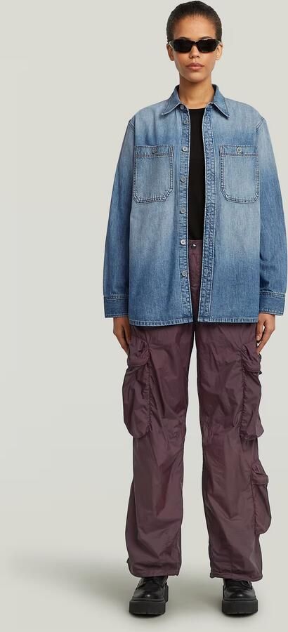 G-Star RAW Regular 2-Pocket Overhemd Lichtblauw Dames - Foto 5