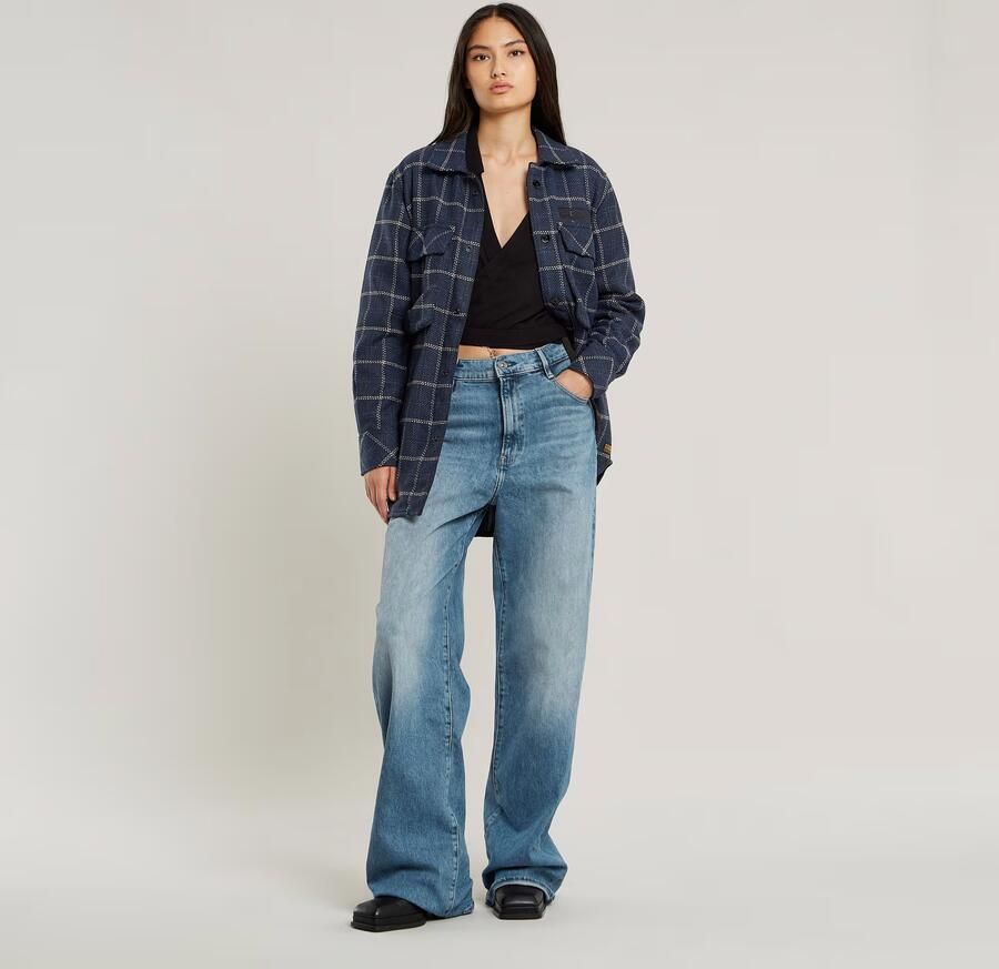 G-Star RAW Regular Boyfriend Overshirt Meerkleurig Dames - Foto 6