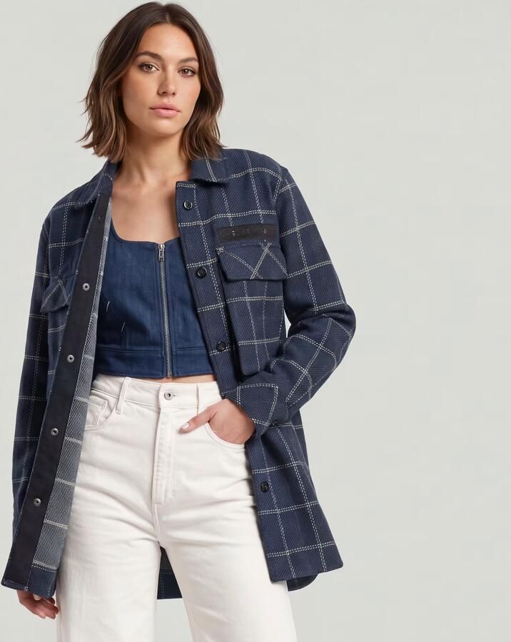 G-Star RAW Regular Boyfriend Overshirt Meerkleurig Dames - Foto 3