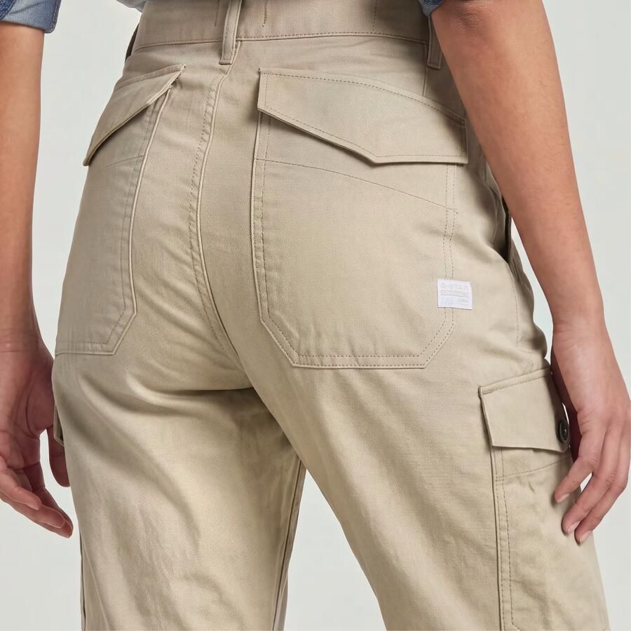 G-Star RAW Regular Cargo Broek Beige Dames - Foto 3