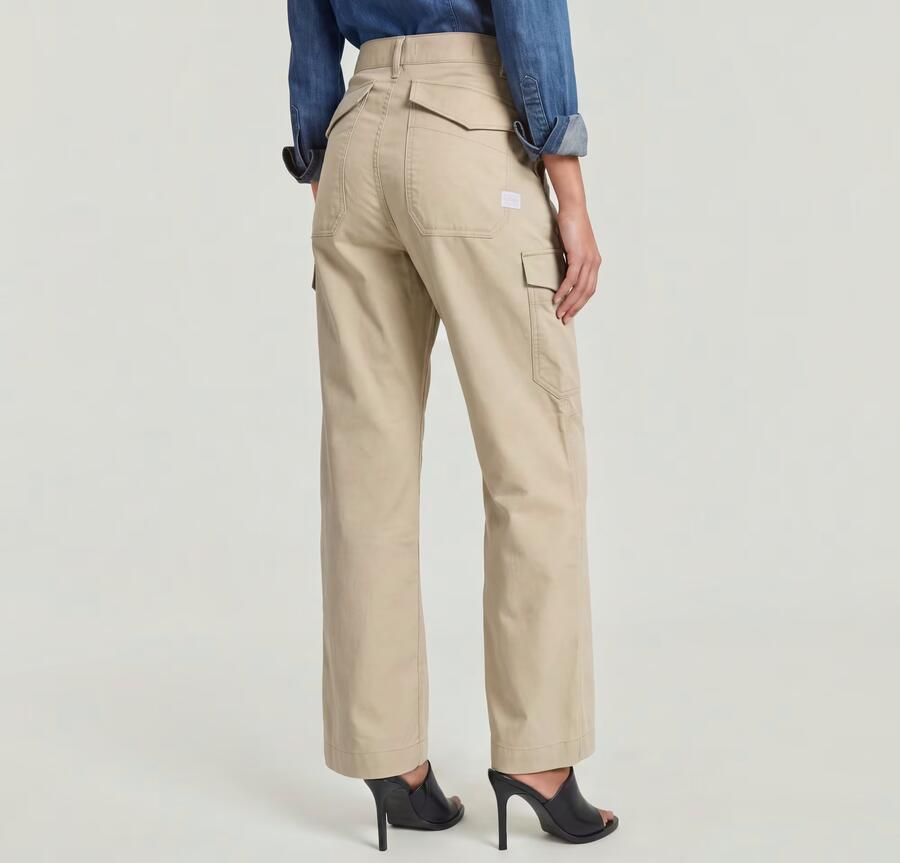 G-Star RAW Regular Cargo Broek Beige Dames - Foto 5