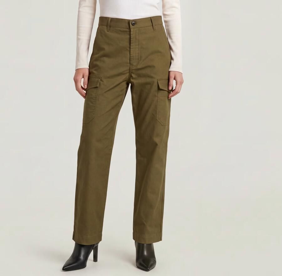 G-Star RAW Regular Cargobroek Groen Dames - Foto 5