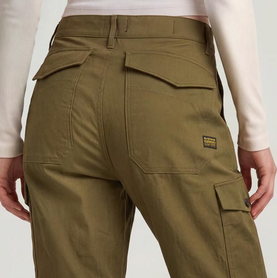 G-Star RAW Regular Cargobroek Groen Dames - Foto 3
